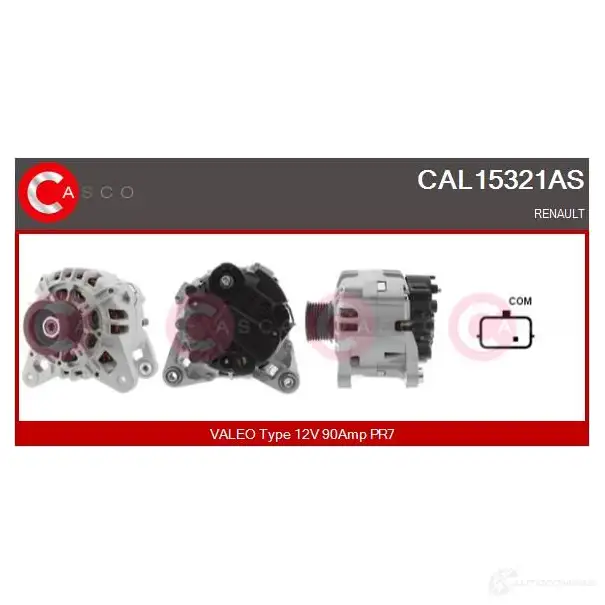 Генератор CASCO 8000000305336 3256434 cal15321as NJ 32IOL