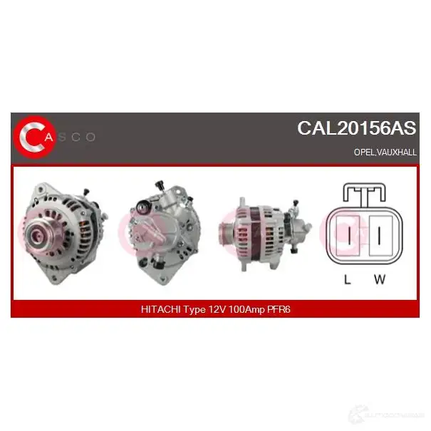 Генератор CASCO 0 0HEC3F 8000000077684 cal20156as 3256802