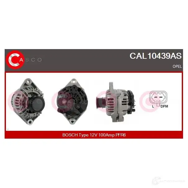 Генератор CASCO 697R H cal10439as 1232257093 изображение 0