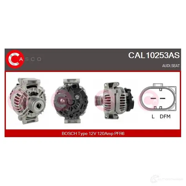 Генератор CASCO 8000000299079 3255385 LD CX6 cal10253as