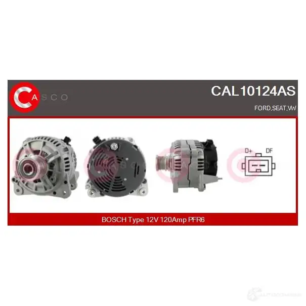 Генератор CASCO F9 JA2 cal10124as 8000000075758 3255190