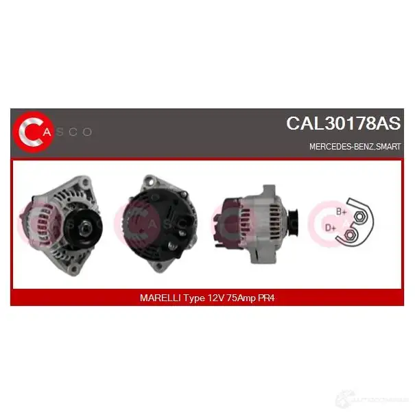 Генератор CASCO 8000000098016 5KFV 3 3257165 cal30178as