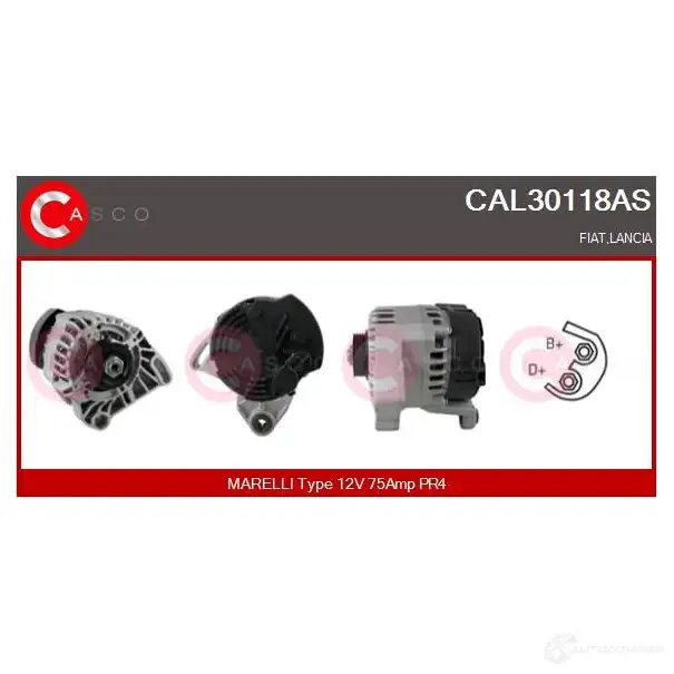 Генератор CASCO 3257065 cal30118as L3H UN 8000000093639