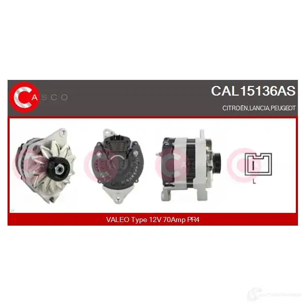 Генератор CASCO cal15136as 7I 8CW4 3256110 8000000093134