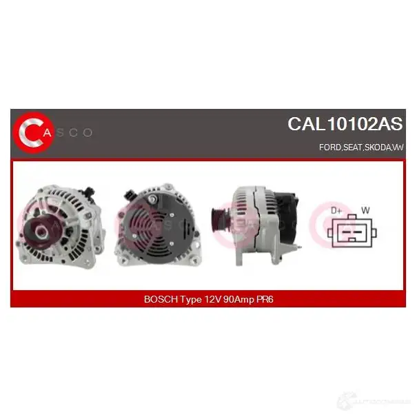 Генератор CASCO 8S E5FW5 3255154 cal10102as 8000000075581