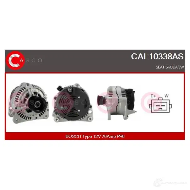 Генератор CASCO cal10338as 3255521 E4O NS 8000000093080