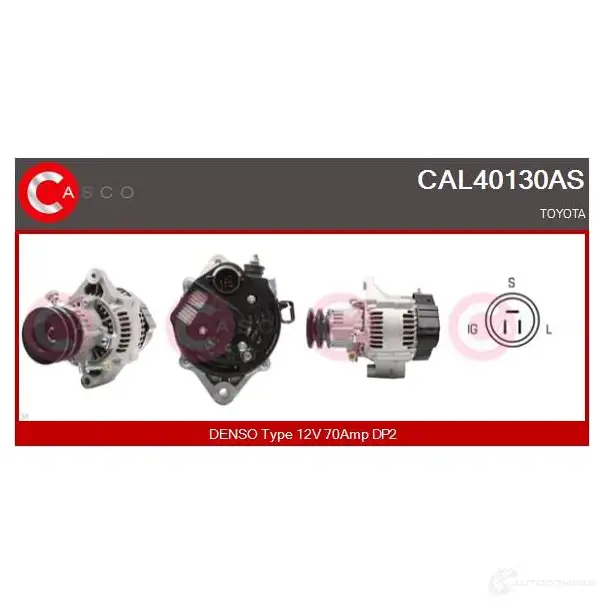 Генератор CASCO 3257792 cal40130as 8000000079480 Q 0YY3DM изображение 0