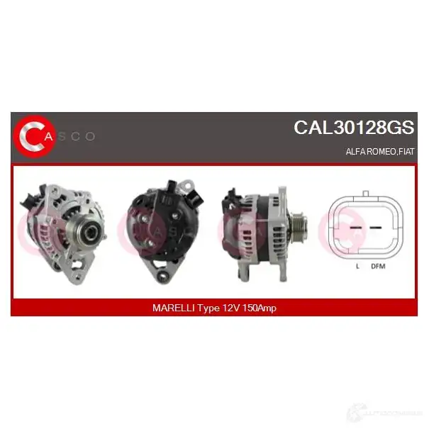 Генератор CASCO 16 BUVGR 8000000091376 3257081 cal30128gs