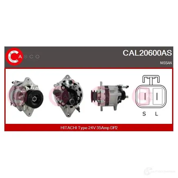 Генератор CASCO 1 9KHK 3256896 cal20600as 8000000060259