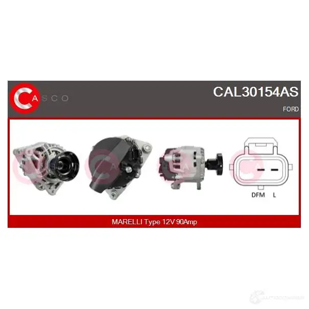Генератор CASCO cal30154as 5FHM PQ 3257126 8000000078247