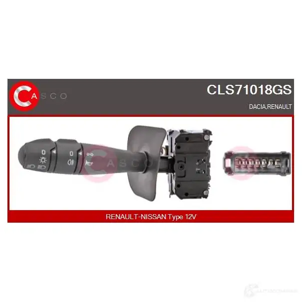 Подрулевой переключатель поворотников CASCO LU EU0 cls71018gs 1437926699