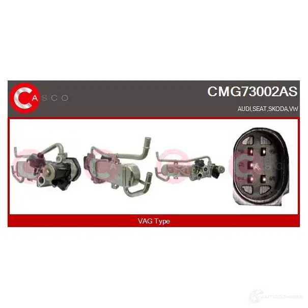 Клапан ЕГР в сборе CASCO cmg73002as O9XJ W1J 1437921393