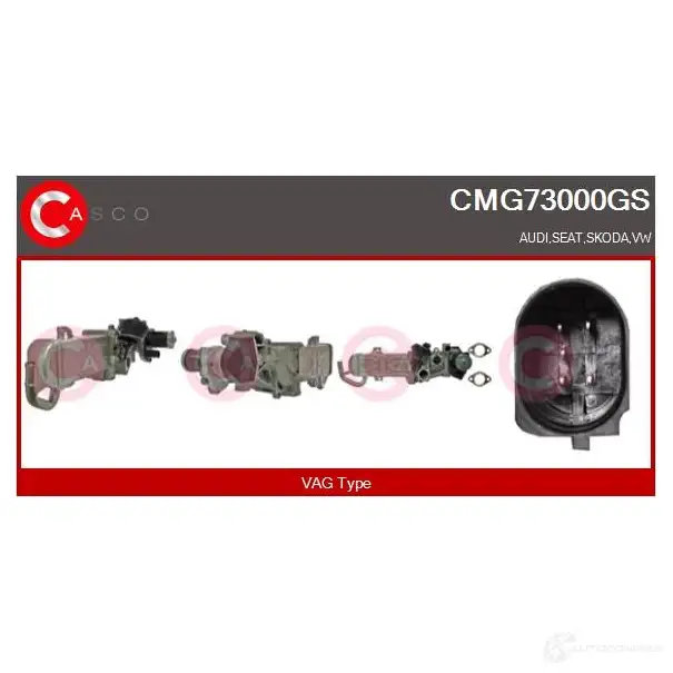 Клапан ЕГР в сборе CASCO UEU0W3 8 cmg73000gs 1437921397