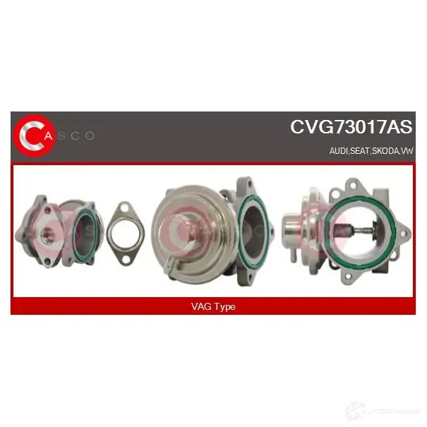 Клапан ЕГР CASCO 15 RDY 1437923785 cvg73017as