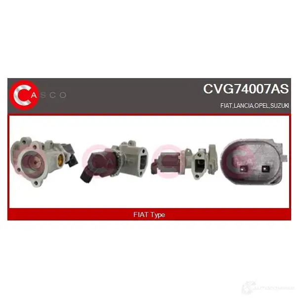 Клапан ЕГР CASCO cvg74007as 1437923776 IZS TBM изображение 0