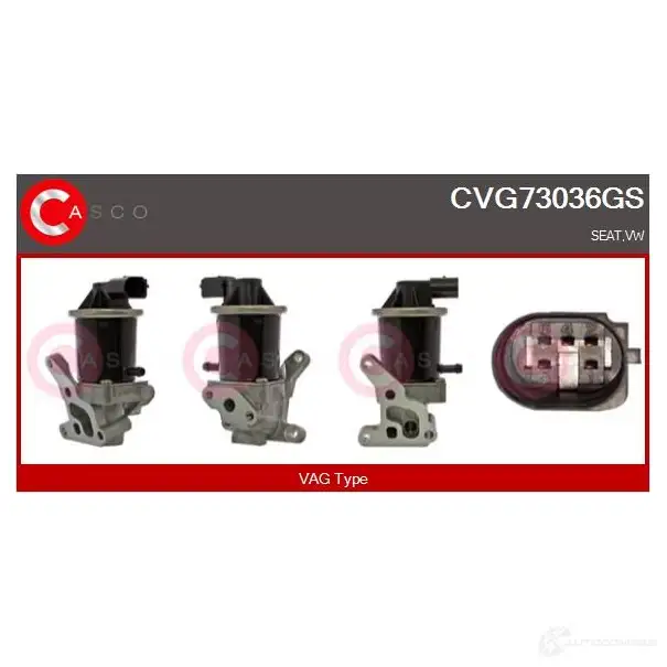 Клапан ЕГР CASCO 3TF2 G cvg73036gs 1437923837