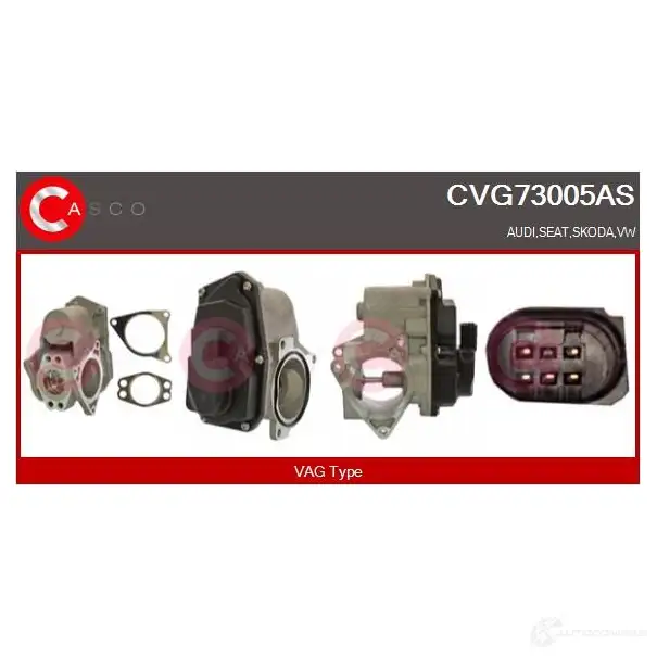 Клапан ЕГР CASCO cvg73005as NO95 W 1437923952 изображение 0