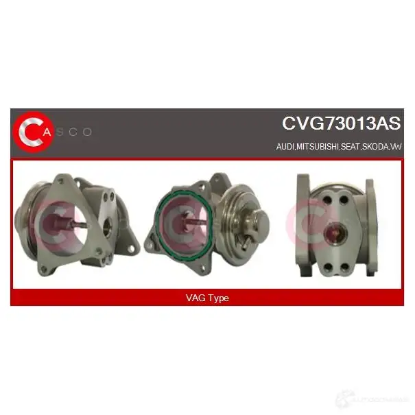 Клапан ЕГР CASCO PVAW0D O cvg73013as 1437923780 изображение 0