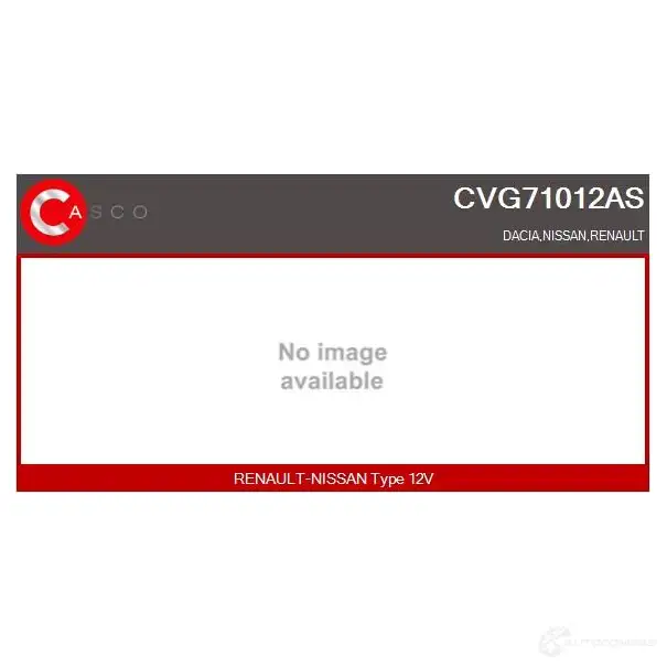 Клапан ЕГР CASCO cvg71012as NZXP JFN 1437923797