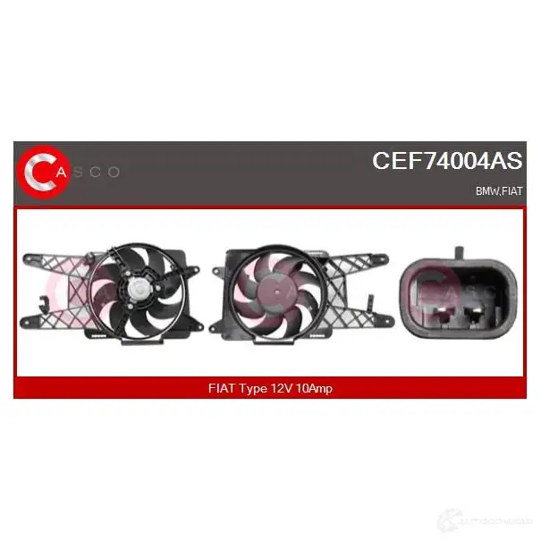 Мотор вентилятора радиатора CASCO 9 ISAA7 1437938060 cef74004as