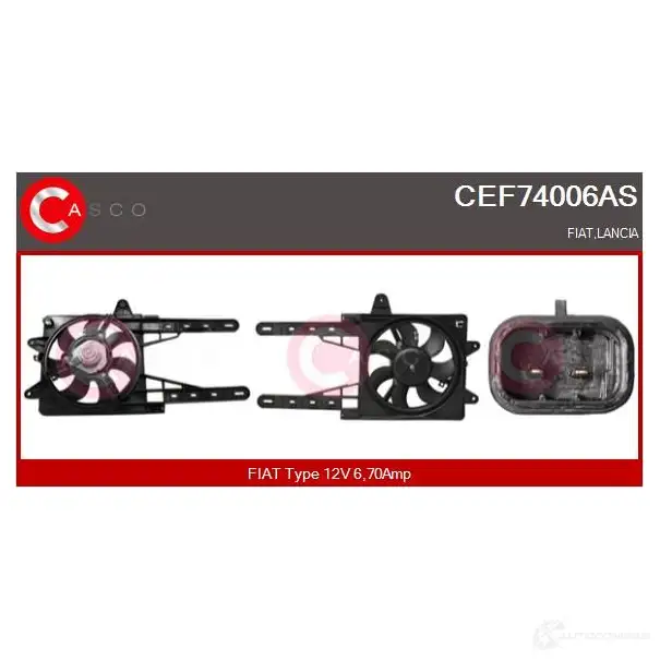Мотор вентилятора радиатора CASCO JLP P9 cef74006as 1437938063