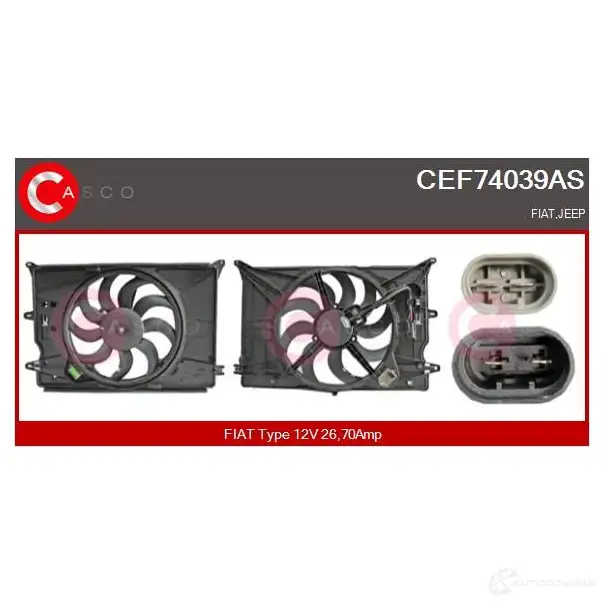 Мотор вентилятора радиатора CASCO 1437938100 cef74039as FG4Y P9I