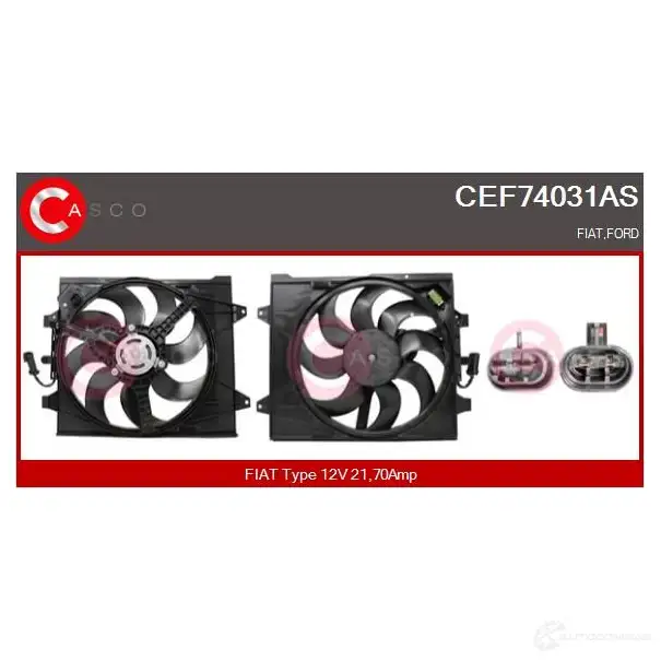 Мотор вентилятора радиатора CASCO 6PH 65 cef74031as 1437938113