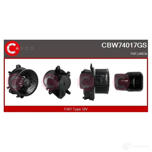 Моторчик печки, вентилятора CASCO 5C2 U0 1424962786 cbw74017gs изображение 0