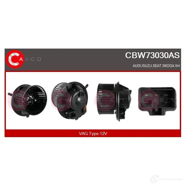 Моторчик печки, вентилятора CASCO 8WMA VI cbw73030as 1424962754 изображение 0