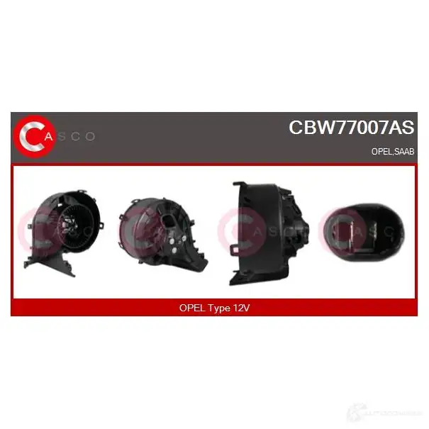 Моторчик печки, вентилятора CASCO cbw77007as H QE9X 1424962895 изображение 0