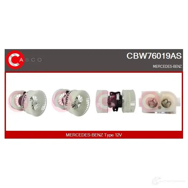 Моторчик печки, вентилятора CASCO 1424962864 TTH 631 cbw76019as