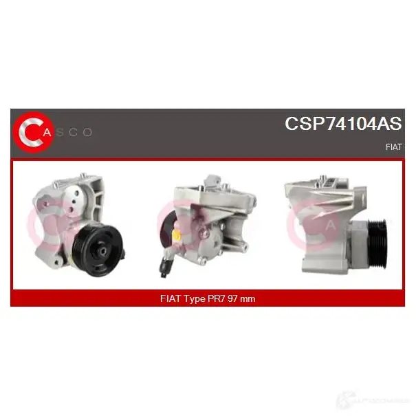Гидроусилитель, насос гур CASCO 3261496 A1P3 DE 8000000292551 csp74104as