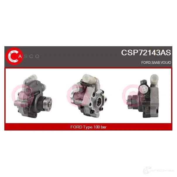 Гидроусилитель, насос гур CASCO 8000000293794 3261408 csp72143as D NOLO0S