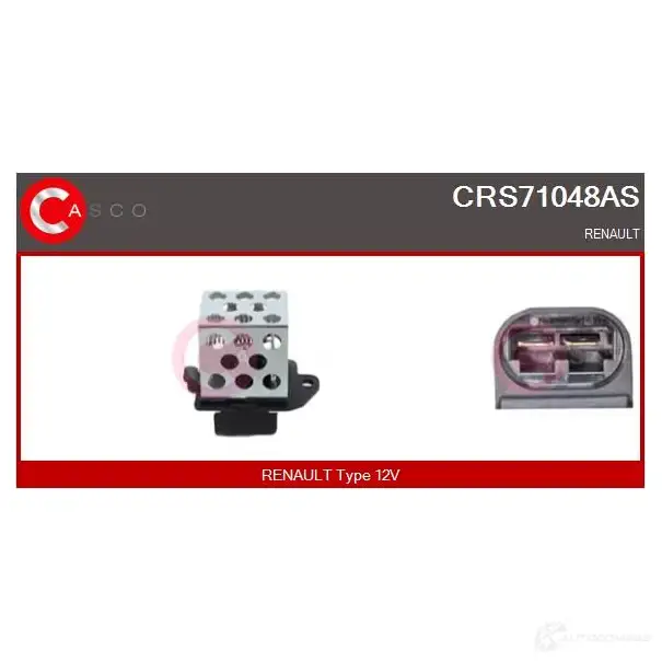 Резистор вентилятора печки CASCO 1437921530 EP3I 1 crs71048as изображение 0