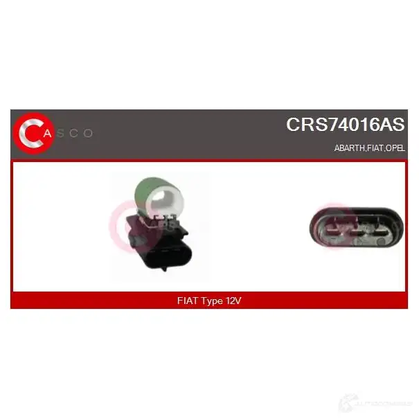 Резистор вентилятора печки CASCO crs74016as VG 7V0T 1424471695 изображение 0