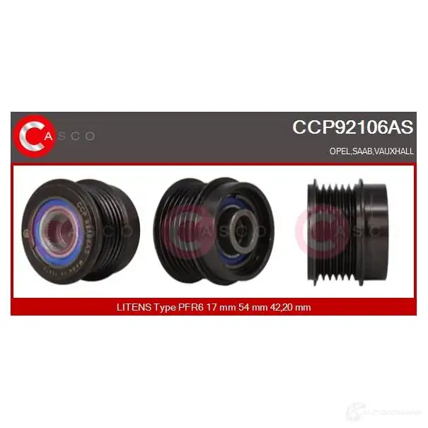 Шкив генератора CASCO F45Q F ccp92106as 3259437 8000000266880