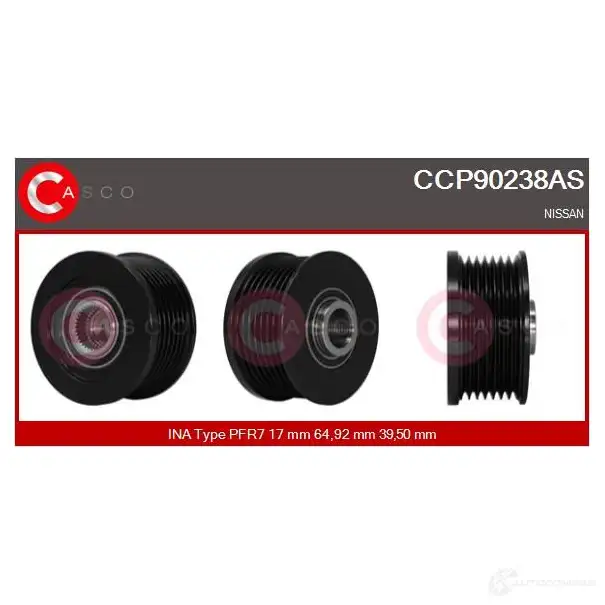 Шкив генератора CASCO 3259310 ccp90238as V1V HQJ 8000000184399