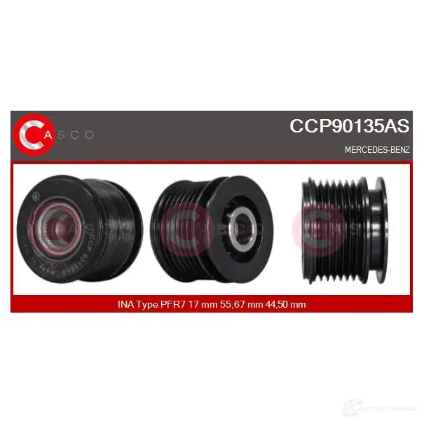 Шкив генератора CASCO 8000000265753 X IMD4 3259132 ccp90135as изображение 0