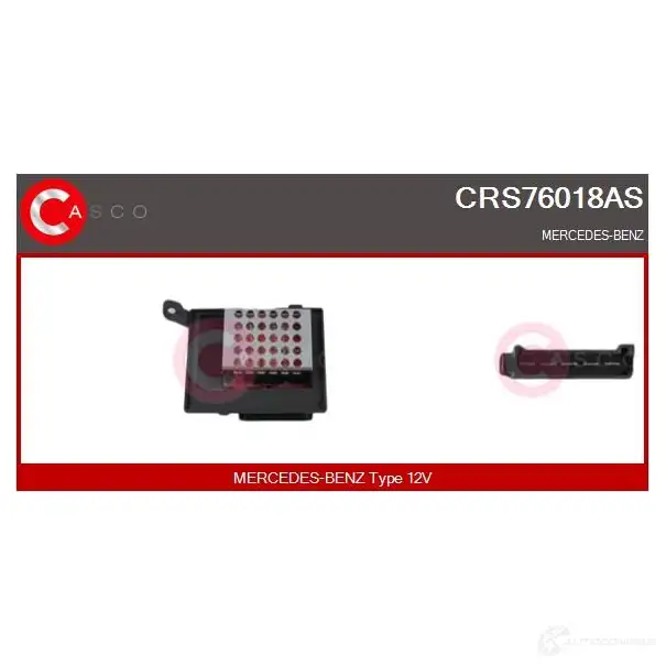Резистор вентилятора печки CASCO 0WQW 7V crs76018as 1437922330