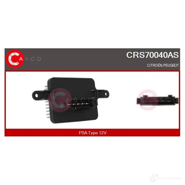 Резистор вентилятора печки CASCO 1437922049 PSZ6 8Y crs70040as