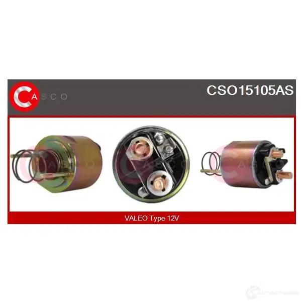 Втягивающее реле стартера CASCO 8000000158505 3261059 cso15105as H4T QY