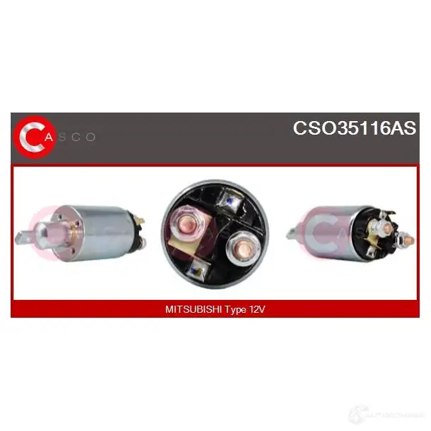 Втягивающее реле стартера CASCO O0QV R5 646814368 8000000276148 cso35116as