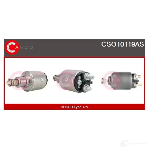Втягивающее реле стартера CASCO 3260997 8000000158352 cso10119as JG6NE 1