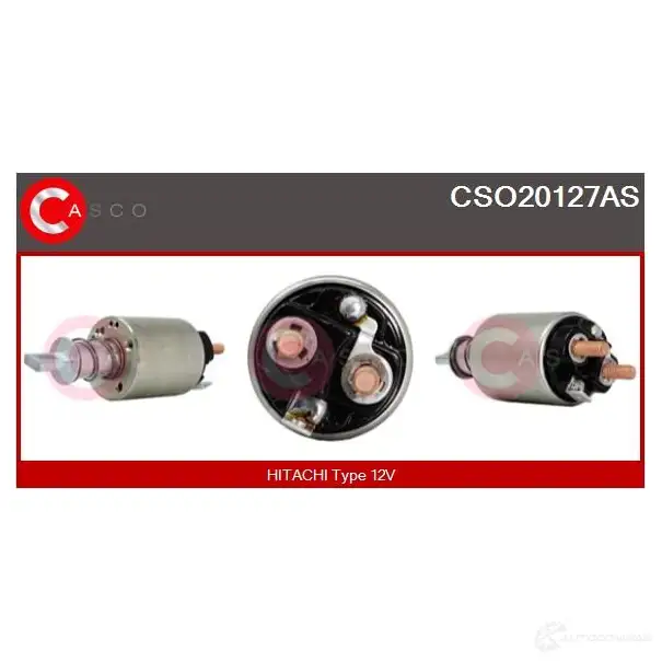 Втягивающее реле стартера CASCO cso20127as 3261138 8000000275837 TO N5LA изображение 0