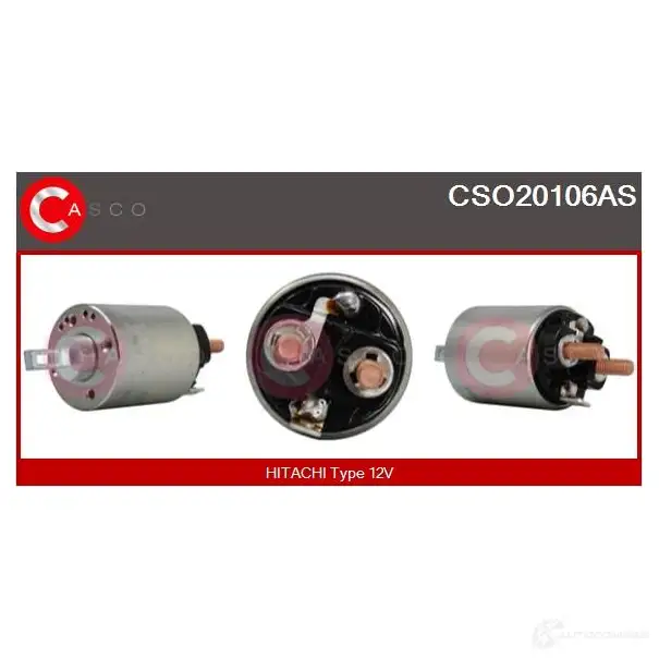 Втягивающее реле стартера CASCO cso20106as J0PIR O 3261128 8000000158550