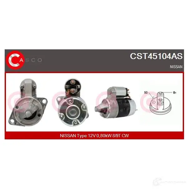 Стартер CASCO cst45104as KNU JR 8000000086907 3264545