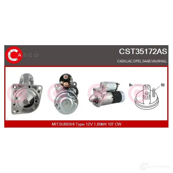 Стартер CASCO cst35172as 3263866 8000000084583 T5 SI8