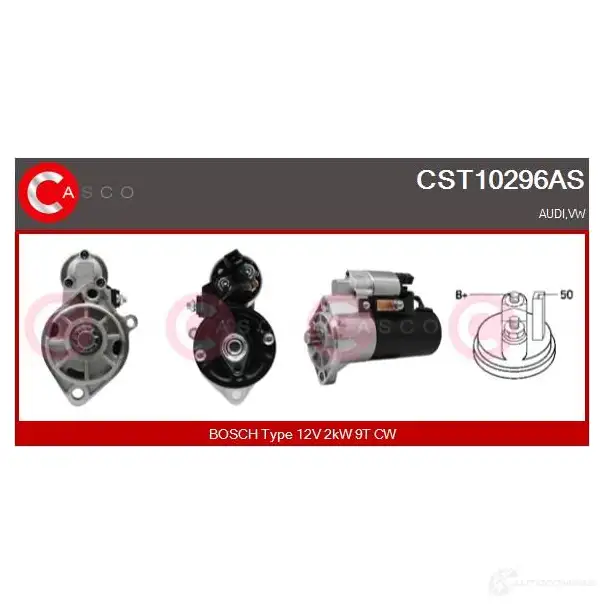 Стартер CASCO 3262292 cst10296as WTY U5 8000000100658