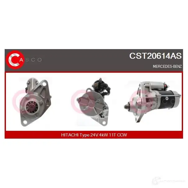 Стартер CASCO 1439281193 FT 5DN cst20614as изображение 0