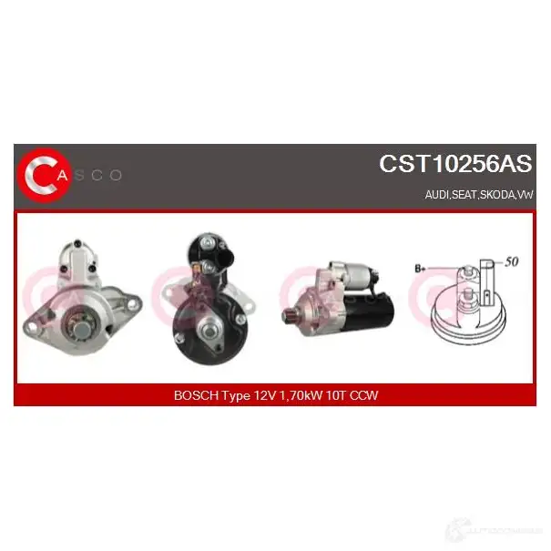 Стартер CASCO 8000000098603 cst10256as 3262222 UX8N KG